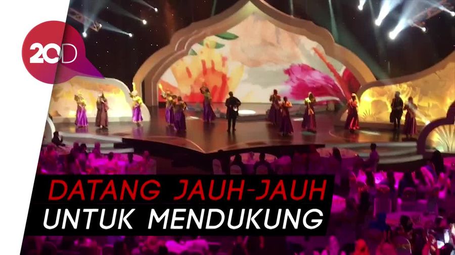 Kehebohan Para Pendukung Finalis Sunsilk Hijab Hunt 2018