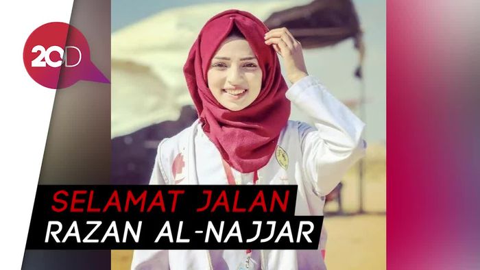 Pemakaman Perawat yang Ditembak Israel Dihadiri Ribuan Warga Gaza