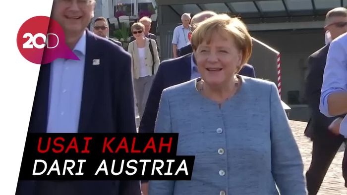 Jerman Kalah, Angela Merkel Langsung Datangi Kamp Pelatihan
