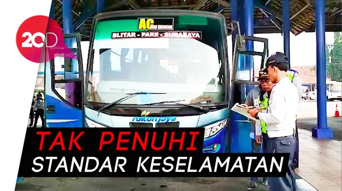 Puluhan Bus Tak Lulus Ramp Check, Ada yang Tak Punya Rem Tangan