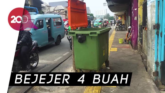 Penampakan Tong Sampah Made in Jerman di Jatinegara 
