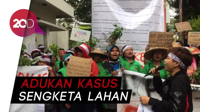 Mau Digusur, Warga Kebun Sayur Ngadu ke Komnas HAM