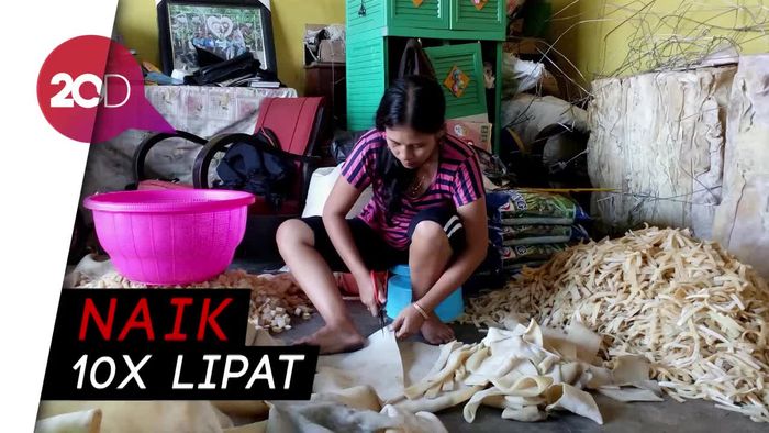 Bisnis Kerupuk Rambak Kulit Sapi Meningkat Jelang Lebaran