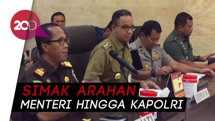 Anies-Sandi Rapat Bareng Polda Metro Bahas Persiapan Mudik