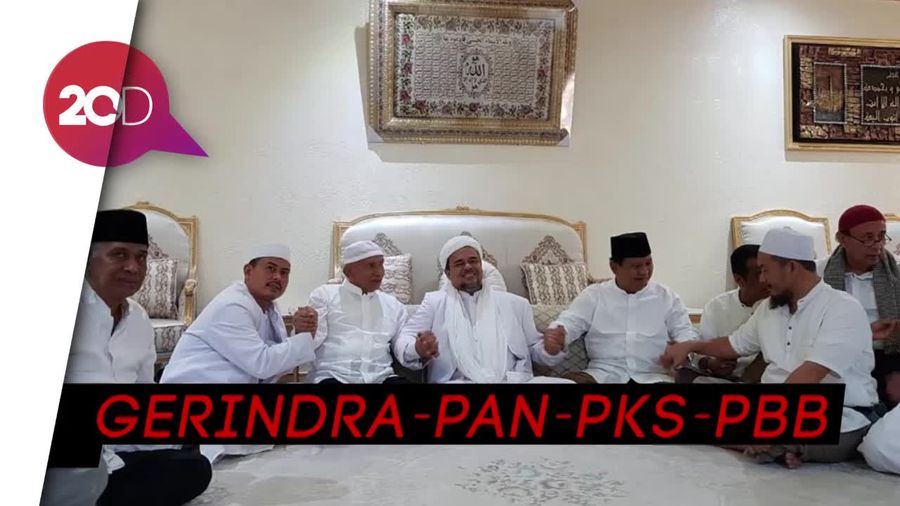 PA 212: Rizieq Dorong Gerindra-PAN Deklarasi Koalisi Keumatan