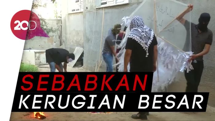 Israel Direpotkan oleh Layang-layang Pejuang Palestina