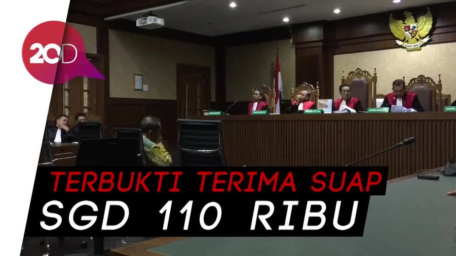 Eks Ketua PT Manado Sudiwardono Divonis 6 Tahun Bui