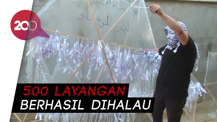  Israel Kerahkan Drone untuk Halau Layangan Berapi di Gaza 