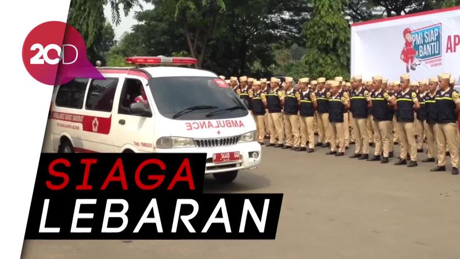 Wapres JK Lepas Ratusan Relawan PMI untuk Jaga Lebaran