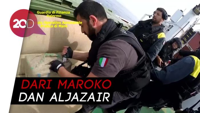 Polisi Italia Temukan 10 Ton Narkoba di Kapal Ikan