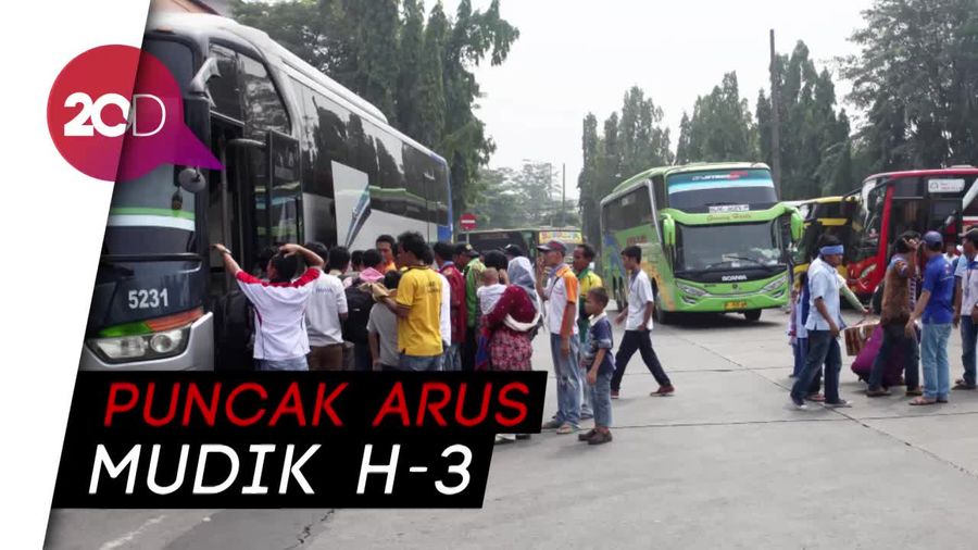 Terminal Kampung Rambutan Mulai Dipenuhi Pemudik