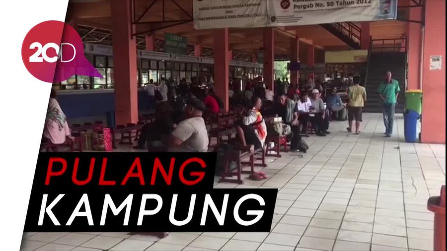 H-7 Lebaran, Terminal Kampung Rambutan Mulai Dipenuhi Pemudik