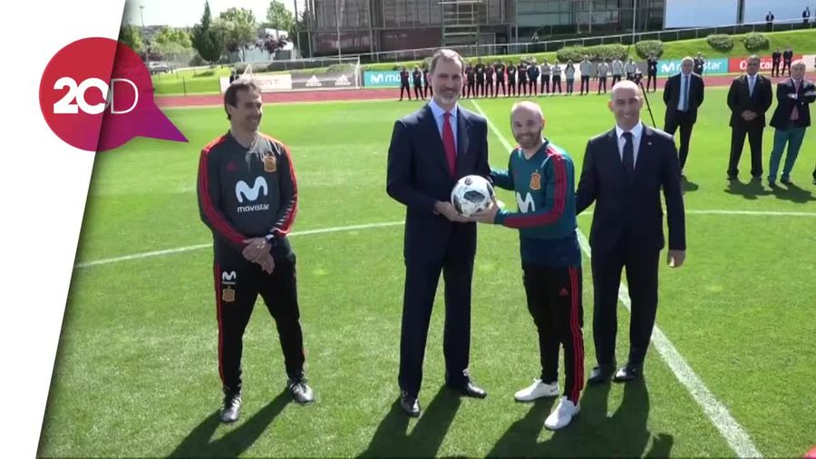 Sang Raja Gelorakan Semangat Timnas Spanyol