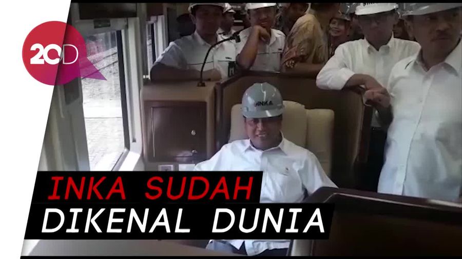 Menteri BUMN Blusukan ke Pabrik Kereta di Madiun