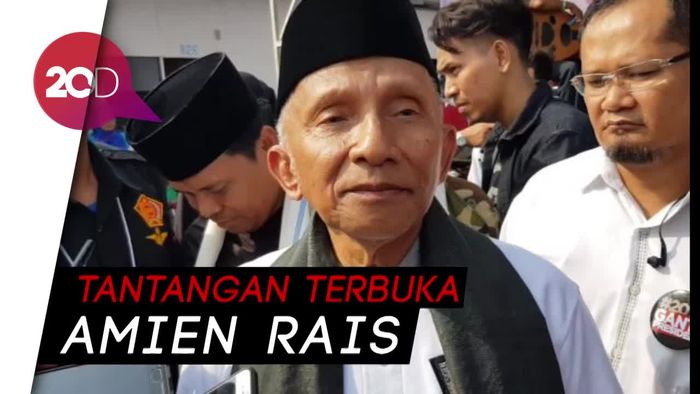 Amien Rais Tantang Jokowi Duel Secara Demokratis