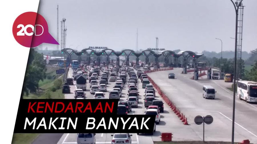 Kepadatan di Gerbang Tol Palimanan