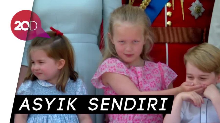 Tingkah Lucu George dan Charlotte di Perayaan Ultah Ratu Elizabeth