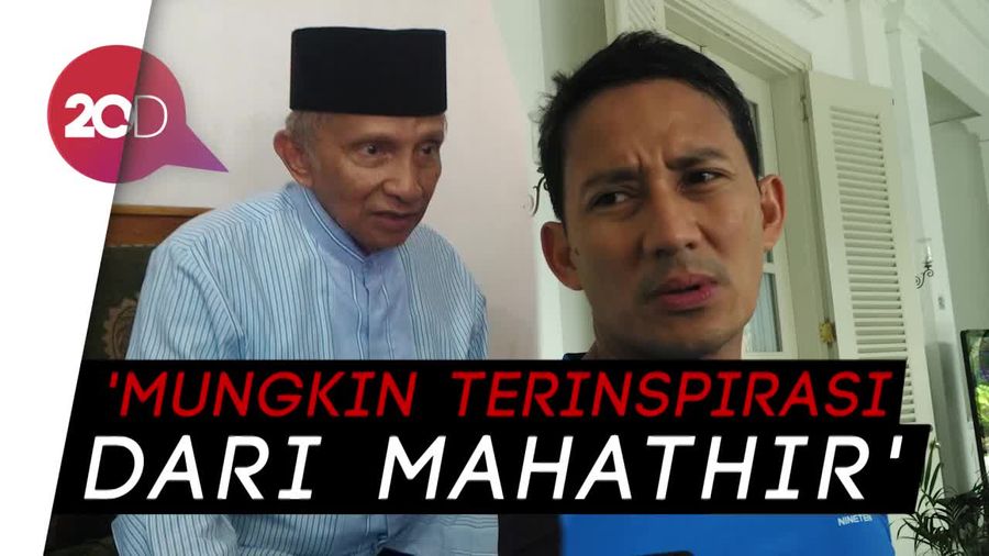Sandi Apresiasi Langkah Amien Rais Nyapres