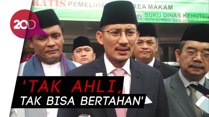 Sandi: Yang Tak Punya Keahlian, Jangan Datang ke Jakarta!
