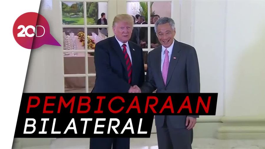 Sebelum Kim Jong-Un, Trump Temui PM Singapura