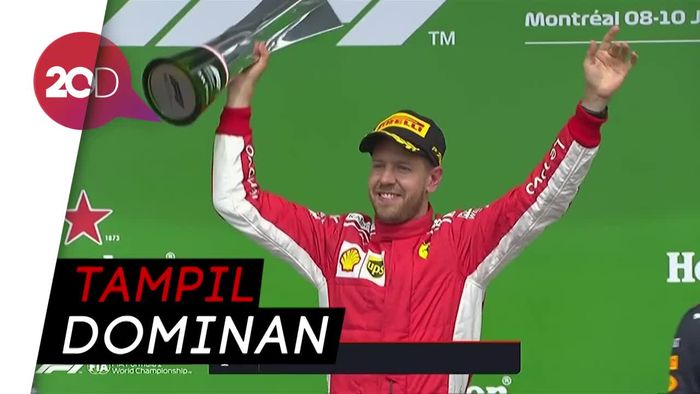 Sebastian Vettel Jadi yang Tercepat di GP Kanada