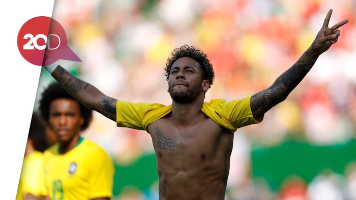 Gol Cantik Neymar untuk Samai Rekor Romario