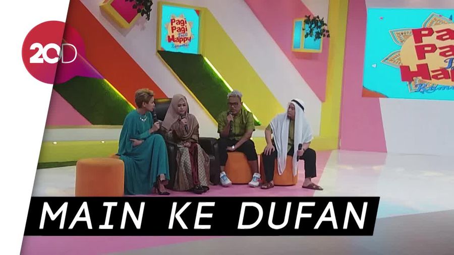 Cara Kiwil dan Istri Kedua Nikmati Momen Lebaran