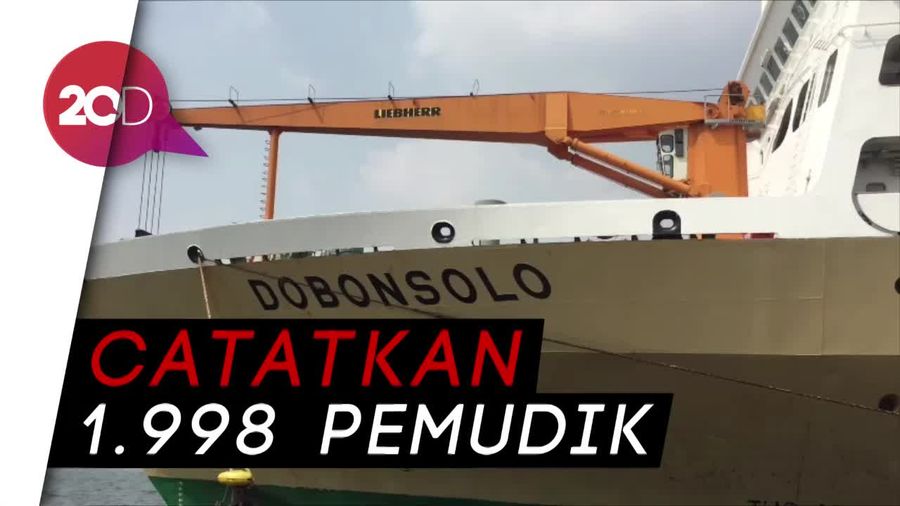 Ribuan Pemudik Ramaikan Mudik Gratis di Pelabuhan Tj Priok