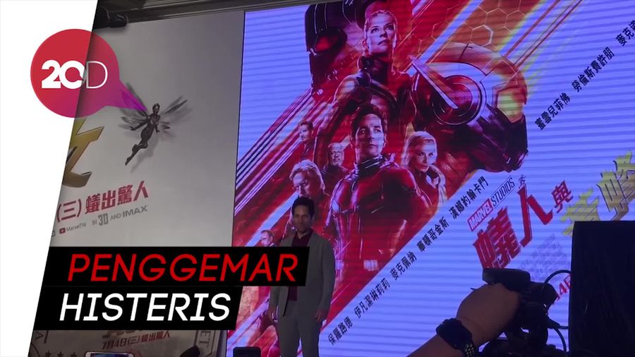 Keseruan Ant-Man and The Wasp Bertemu Penggemar di Taipei