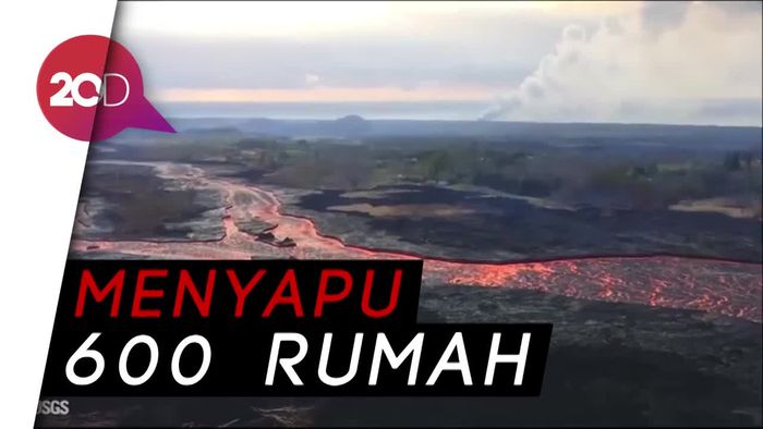 Lava Letusan Kilauea Sudah Sampai ke Laut