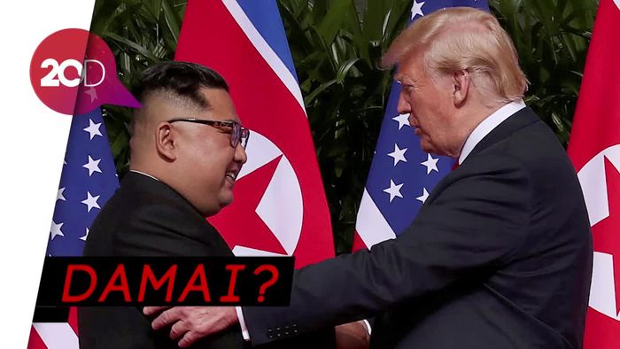 #TrumpKimSummit Bergema Ramaikan Pertemuan Trump-Kim Jong-Un
