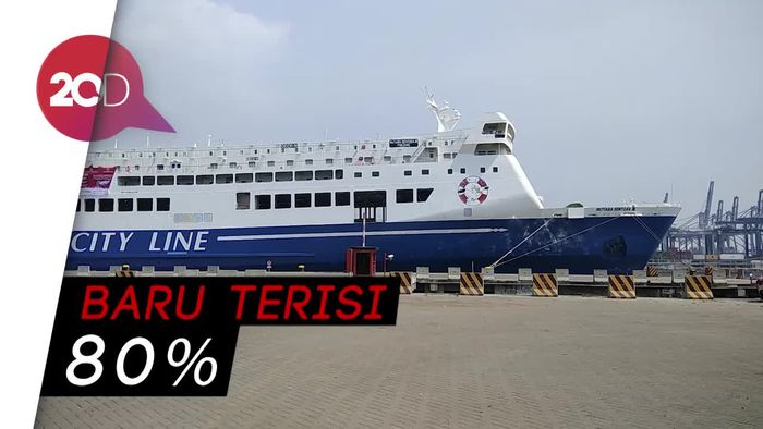 Dear Pemudik... Kapal Ro-ro Tujuan Lampung Masih Kosong Nih