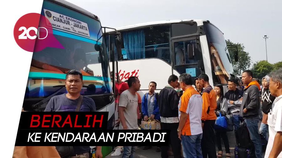 Pemudik di Terminal Kp. Rambutan Menurun dari Tahun Lalu