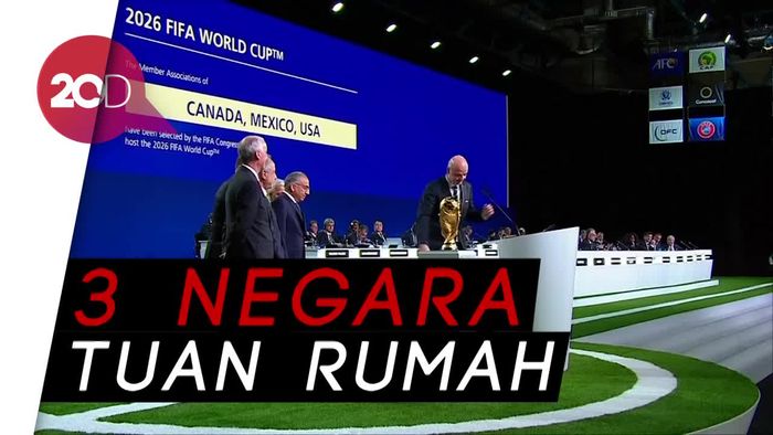 Kanada, Meksiko, dan AS Tuan Rumah Piala Dunia 2026
