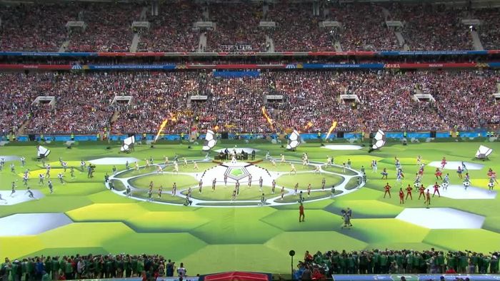 Kemeriahan Pembukaan Piala Dunia 2018