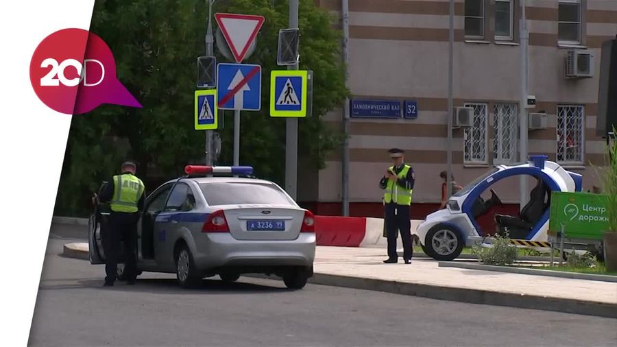 Stadion Pembukaan Piala Dunia 2018 Dijaga Ketat Polisi