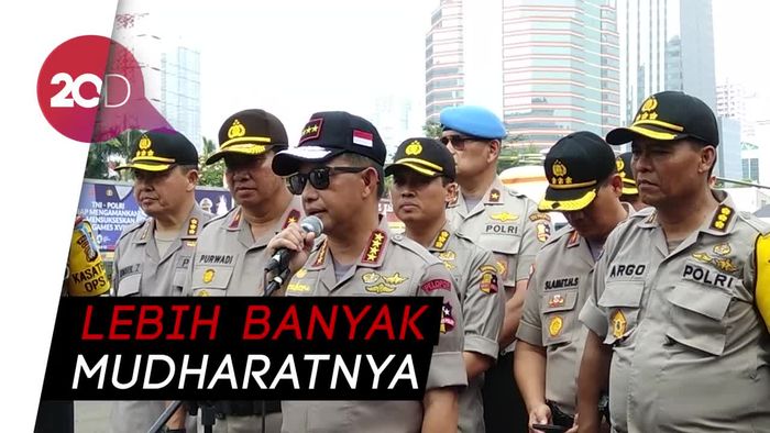Kapolri Imbau Masyarakat Tak Konvoi di Malam Takbiran