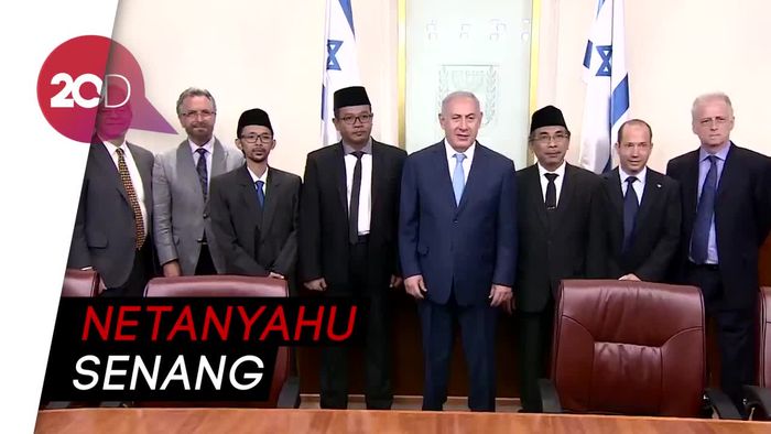 Momen Aam PBNU Yahya Cholil Staquf Bertemu PM Israel