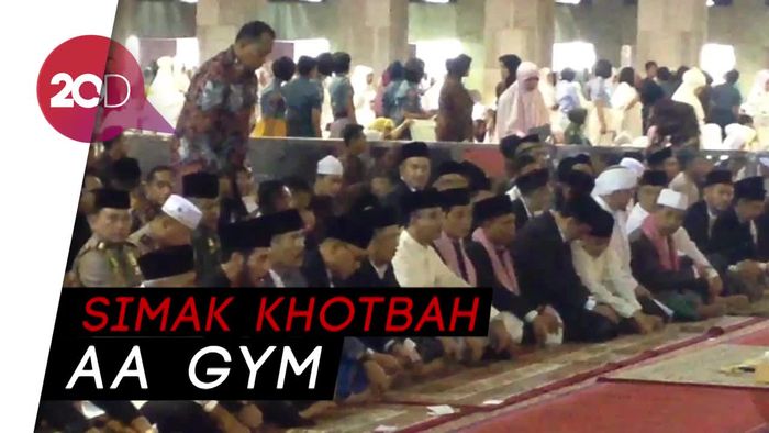 JK dan Anies Salat Id Bareng di Istiqlal