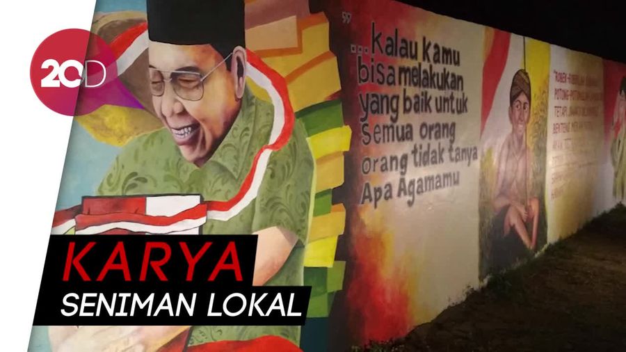 Mural Berpesan Moral Ubah Wajah Trenggalek