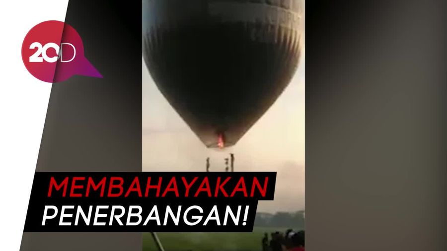 Stop! Terbangkan Balon Udara Raksasa