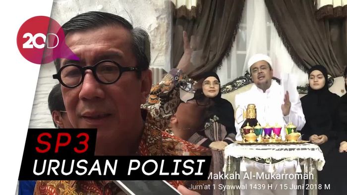 Soal SP3 Rizieq, Menkum HAM: Kita Gatau, Tanya Kapolri