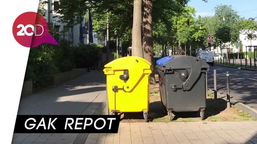 Penampakan Tempat Sampah Made in Jerman di Negara Asalnya