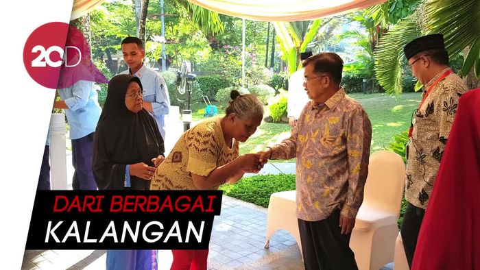 Rame Banget! Suasana Open House Wapres JK di Makassar