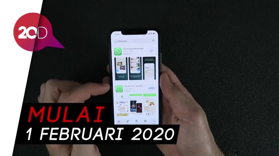 Tahun 2020, Tak Ada Lagi WhatsApp di iOS 7