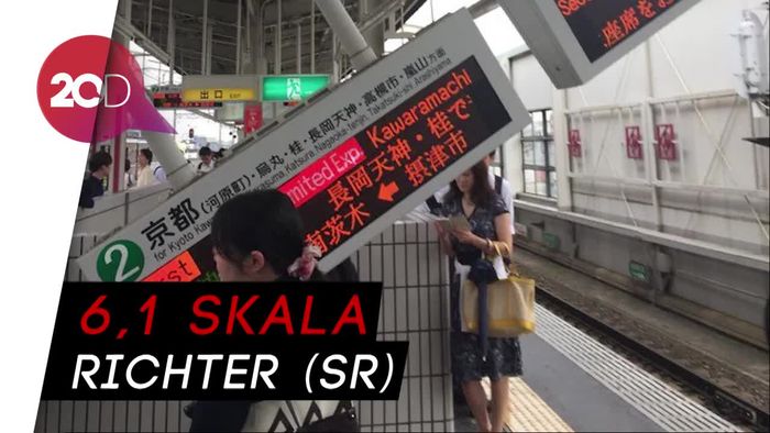 Gempa di Osaka, 2 orang Tewas 