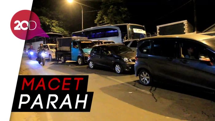 Malam H+2 Lebaran, Jalur Nagreg ke Bandung Padat
