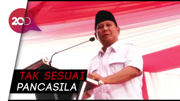 Prabowo: Sistem Negara Indonesia Sudah Menyimpang