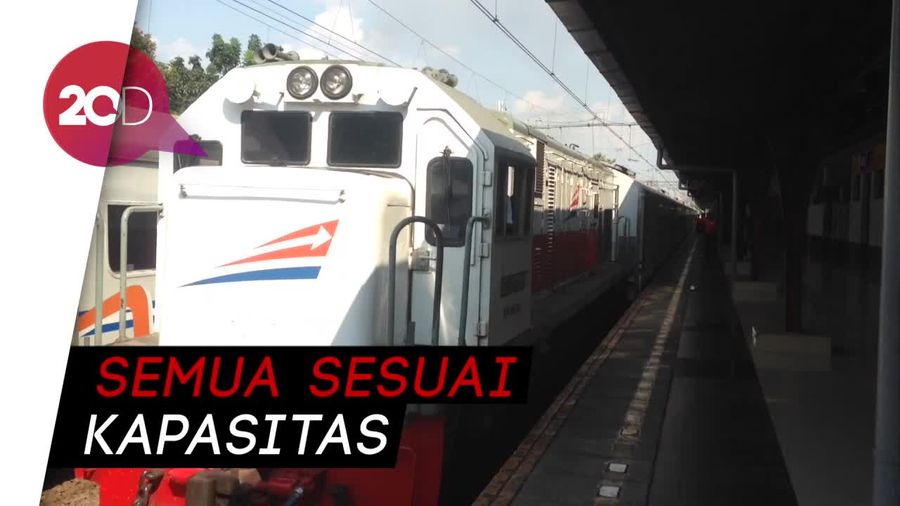 Puncak Arus Balik di Stasiun Senen Masih Landai