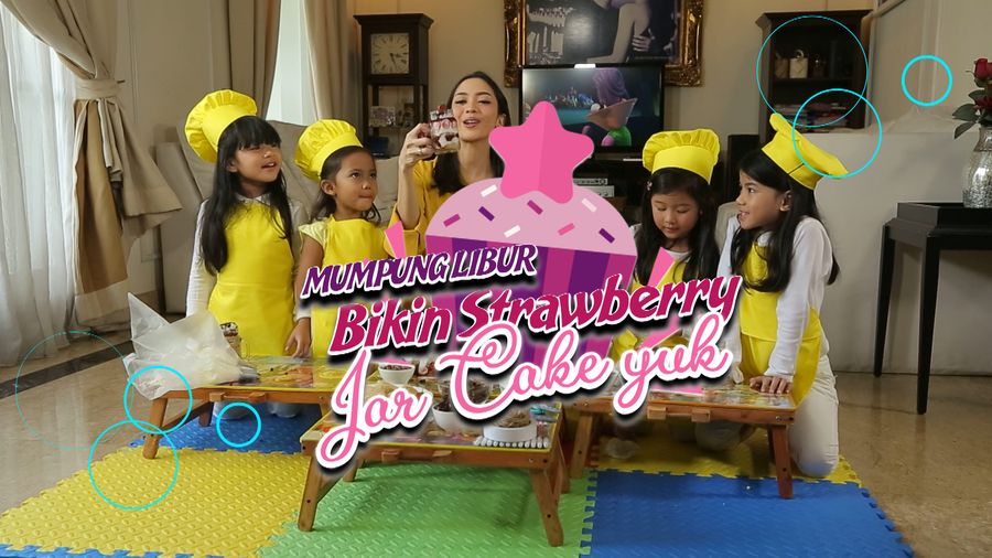 Resep Anak: Strawberry Jar Cake